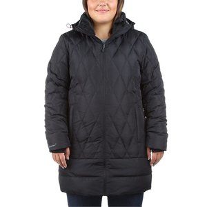 Moosejaw Woodward Longer Down Full Zip Jacket, Women's Size XS - Black